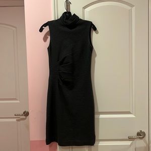 Kay unger grey high neck mini dress